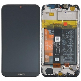 Huawei Y5 2019 οθόνη (μαύρος) (με πλαίσιο και μπαταρία) (service pack) (γνησια)