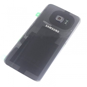 Samsung G935F Galaxy S7 Edge πίσω κάλυμμα μπαταρίας (μαύρος) (μεταχειρισμένος grade A, γνησια)
