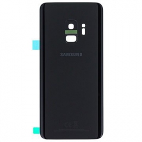 Samsung G960F Galaxy S9 πίσω κάλυμμα μπαταρίας μαύρος (Midnight Black) (μεταχειρισμένος grade C, γνησια)