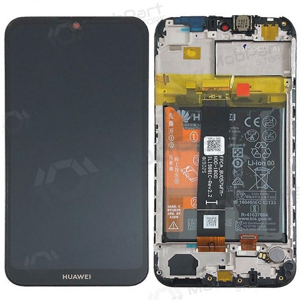 Huawei Y5 2019 οθόνη (μαύρος) (με πλαίσιο και μπαταρία) (service pack) (γνησια) Huawei Y5 2019 οθόνη (μαύρος) (με πλαίσιο και μπαταρία) (service pack) (γνησια)