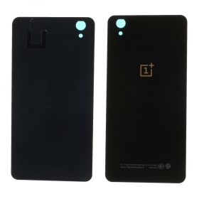 OnePlus X πίσω κάλυμμα μπαταρίας (μαύρος) (μεταχειρισμένος grade B, γνησια)