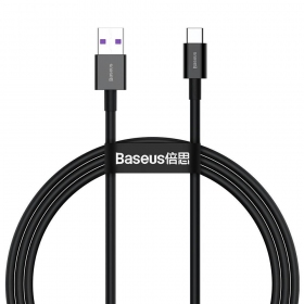 USB καλώδιο Baseus Superior iš USB į Type-C 66W 2.0m μαύρος CATYS-A01