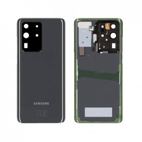 Samsung G988 Galaxy S20 Ultra πίσω κάλυμμα μπαταρίας γκρί (Cosmic Grey) (μεταχειρισμένος grade B, γνησια)