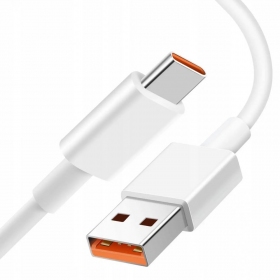 USB καλώδιο Xiaomi USB-A to USB-C 6A 1.0m άσπρο