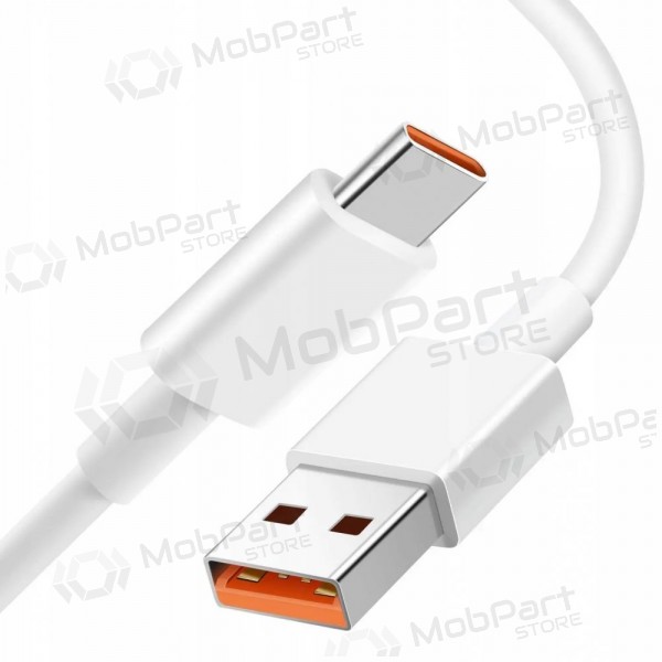 USB καλώδιο Xiaomi USB-A to USB-C 6A 1.0m άσπρο