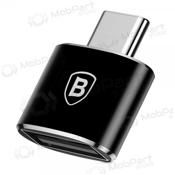 Προσαρμογέας Baseus USB-A to Type-C OTG μαύρος CATOTG-01