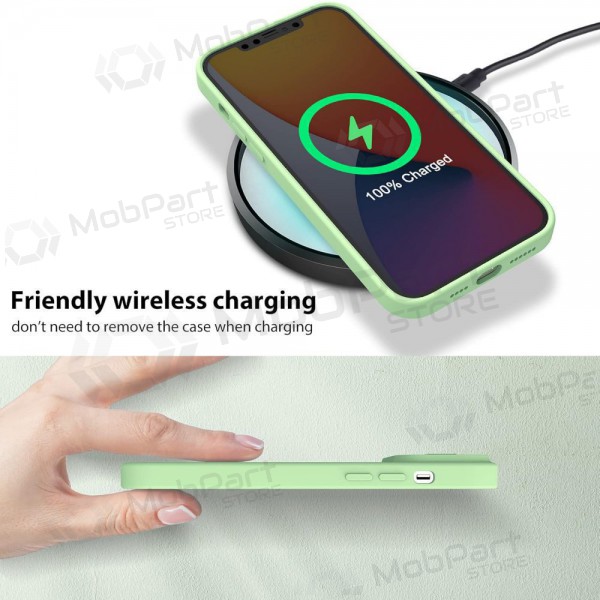 Apple iPhone 15 Pro Max θήκη „Nillkin Silicone“ (ανοιχτό πράσινο) Apple iPhone 15 Pro Max θήκη „Nillkin Silicone“ (ανοιχτό πράσινο)