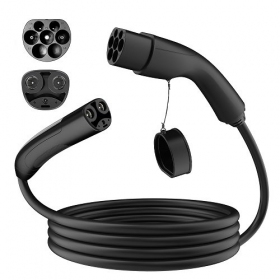 Elektromobilio καλώδιο φόρτισης Tesla NACS - Type 2, 32A, 7.2kW, 1-fazė, 5m