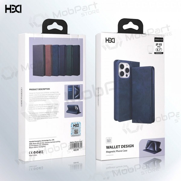 Θήκη HDD Magnetic Wallet Case Samsung A135 A13 4G καφέ