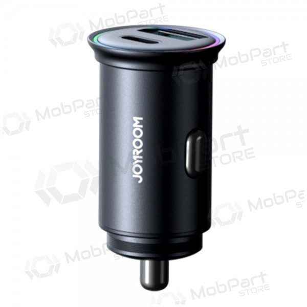 Φορτιστής automobilinis Joyroom JR-CCN04 USB-C/USB-A 60W μαύρος