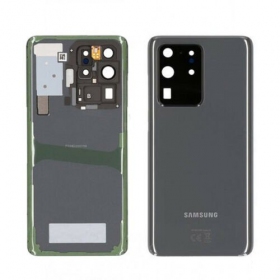Samsung G988 Galaxy S20 Ultra πίσω κάλυμμα μπαταρίας γκρί (Cosmic Grey) (μεταχειρισμένος grade C, γνησια)