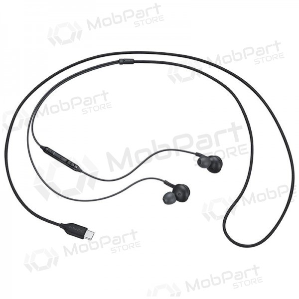 Handsfree ακουστικα Samsung AKG EO-IC100BBEGEU Type-C (μαύρος)