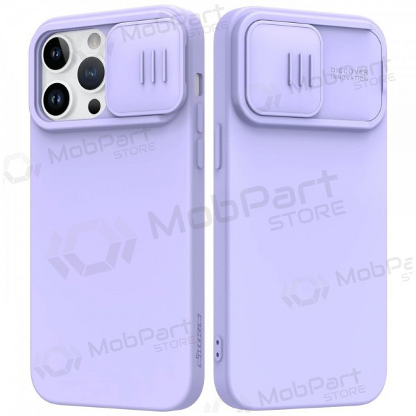 Apple iPhone 15 Pro Max θήκη „Nillkin Silicone“ (šviesiai μωβ) Apple iPhone 15 Pro Max θήκη „Nillkin Silicone“ (šviesiai μωβ)