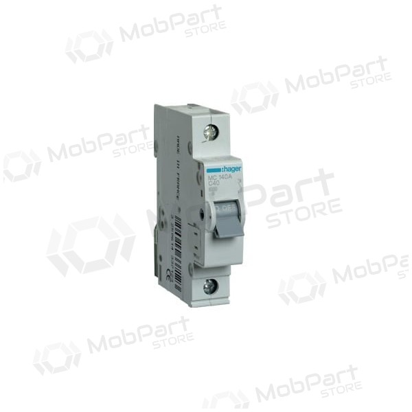 Automatinis jungiklis Hager MC140 (40A, 1P, 230V, 6kA)