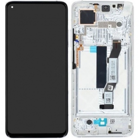 Xiaomi Mi 10T / Mi 10T Pro / Redmi K30S οθόνη (ασήμι) (με πλαίσιο) (γνησια)