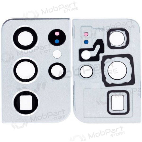 Samsung G998 Galaxy S21 Ultra 5G τζαμάκι κάμερας (ασήμι) (με πλαίσιο) Samsung G998 Galaxy S21 Ultra 5G τζαμάκι κάμερας (ασήμι) (με πλαίσιο)