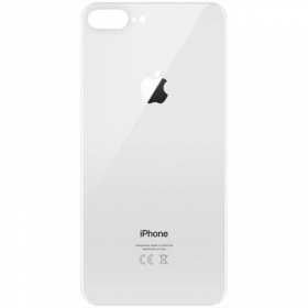 Apple iPhone 8 Plus πίσω κάλυμμα μπαταρίας (ασήμι) (bigger hole for camera)