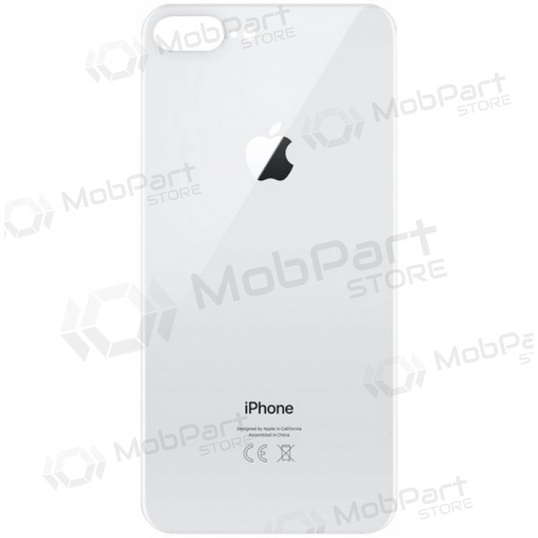 Apple iPhone 8 Plus πίσω κάλυμμα μπαταρίας (ασήμι) (bigger hole for camera) Apple iPhone 8 Plus πίσω κάλυμμα μπαταρίας (ασήμι) (bigger hole for camera)