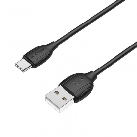 USB καλώδιο Borofone BX19 USB-A to USB-C 1.0m μαύρος