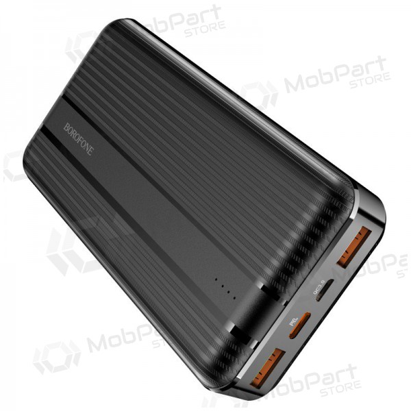 Εξωτερική μπαταρία Power Bank Borofone BJ9A Type-C PD+Quick Charge 3.0 (3A) 20000mAh μαύρος Εξωτερική μπαταρία Power Bank Borofone BJ9A Type-C PD+Quick Charge 3.0 (3A) 20000mAh μαύρος