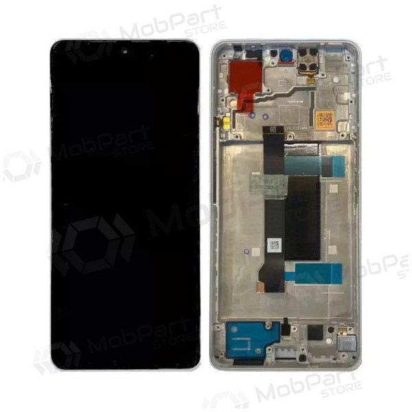 Xiaomi Poco X6 5G (compatible with Redmi Note 13 Pro 5G) οθόνη (άσπρο) (με πλαίσιο) (γνησια) Xiaomi Poco X6 5G (compatible with Redmi Note 13 Pro 5G) οθόνη (άσπρο) (με πλαίσιο) (γνησια)