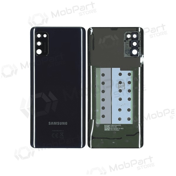 Samsung A415 Galaxy A41 2020 πίσω κάλυμμα μπαταρίας (μαύρος) (μεταχειρισμένος grade B, γνησια)