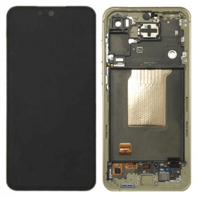 Ekranas Samsung A556 A55 5G su lietimui jautriu stikliuku και rėmeliu Awesome Lemon γνησια (service pack)