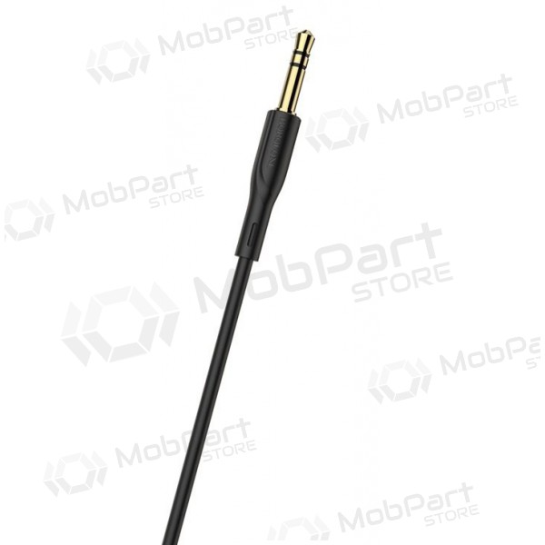 Audio προσαρμογέας 3,5mm į 3,5mm Borofone BL1 (μαύρος) Audio προσαρμογέας 3,5mm į 3,5mm Borofone BL1 (μαύρος)