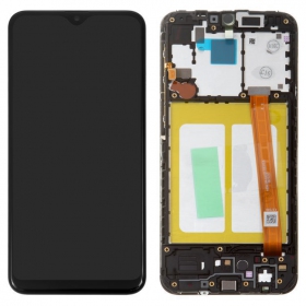Samsung A202 Galaxy A20e 2019 οθόνη (μαύρος) (με πλαίσιο) (service pack) (γνησια)