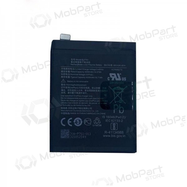 OnePlus 8 (BLP761) μπαταρία / συσσωρευτής (4230mAh) OnePlus 8 (BLP761) μπαταρία / συσσωρευτής (4230mAh)