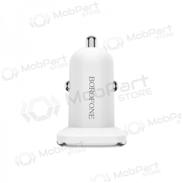 Φορτιστής automobilinis Borofone BZ12 x 2 USB (2.4A) (άσπρο)