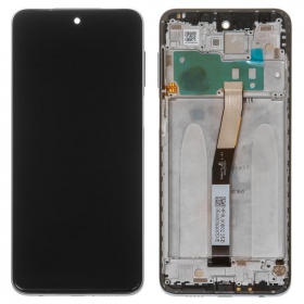 Xiaomi Redmi Note 9S οθόνη (μαύρος) (με πλαίσιο) (γνησια)