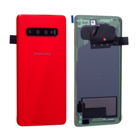 Samsung G973 Galaxy S10 πίσω κάλυμμα μπαταρίας το κόκκινο (Cardinal Red) (μεταχειρισμένος grade A, γνησια)