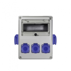 Pawbol B.1812-S skydas su kištukiniais lizdais (8mod., 16A 230V)