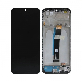 Xiaomi Poco C40 οθόνη (μαύρος) (με πλαίσιο) (γνησια)