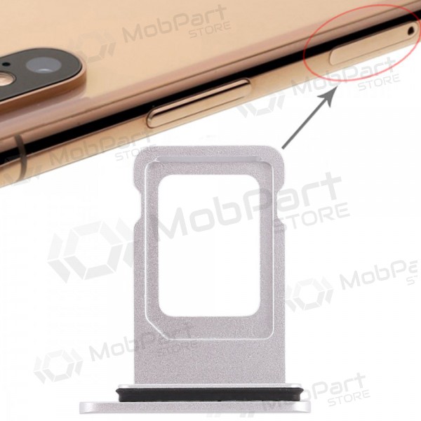 Apple iPhone XR (Dual) Υποδοχή κάρτας SIM (άσπρο)