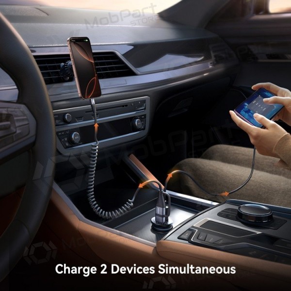 Φορτιστης αυτοκινητου Joyroom JR-CCN16 USB-A/USB-C 15W μαύρος