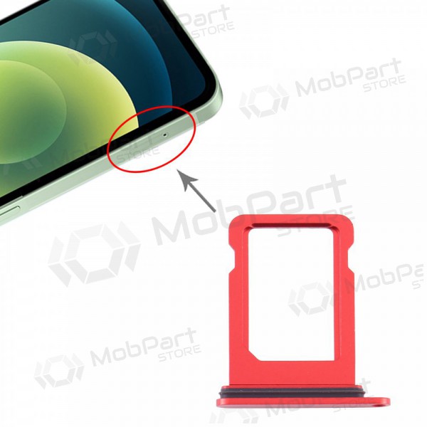 Apple iPhone 12 Υποδοχή κάρτας SIM (το κόκκινο)