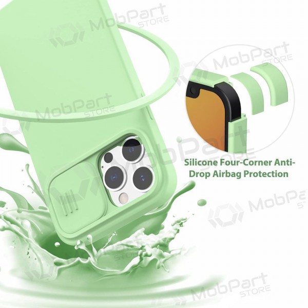Apple iPhone 15 Pro Max θήκη „Nillkin Silicone“ (ανοιχτό πράσινο) Apple iPhone 15 Pro Max θήκη „Nillkin Silicone“ (ανοιχτό πράσινο)