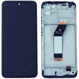 Xiaomi Redmi 10 2022 οθόνη (μαύρος) (με πλαίσιο) (γνησια)