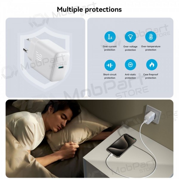 Φορτιστής Joyroom JR-TCF24 USB-C PD30W άσπρο