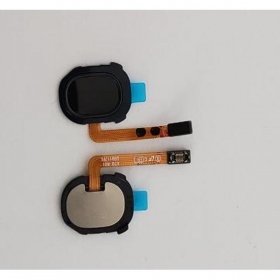 Samsung A205 Galaxy A20 2019 εύκαμπτο καλώδιο with black fingerprint
