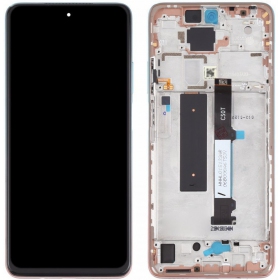 Xiaomi Mi 10T Lite 5G οθόνη (ροζ) (με πλαίσιο) (γνησια)