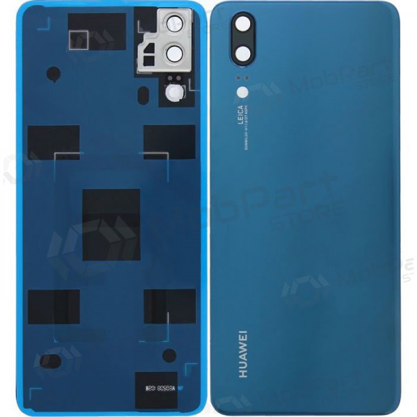 Huawei P20 πίσω κάλυμμα μπαταρίας (μπλε) (μεταχειρισμένος grade B, γνησια)