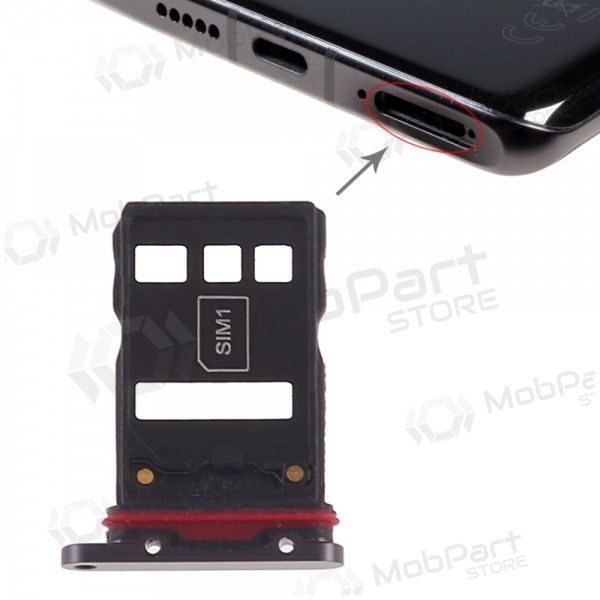 Huawei P30 Pro Υποδοχή κάρτας SIM (μαύρος)