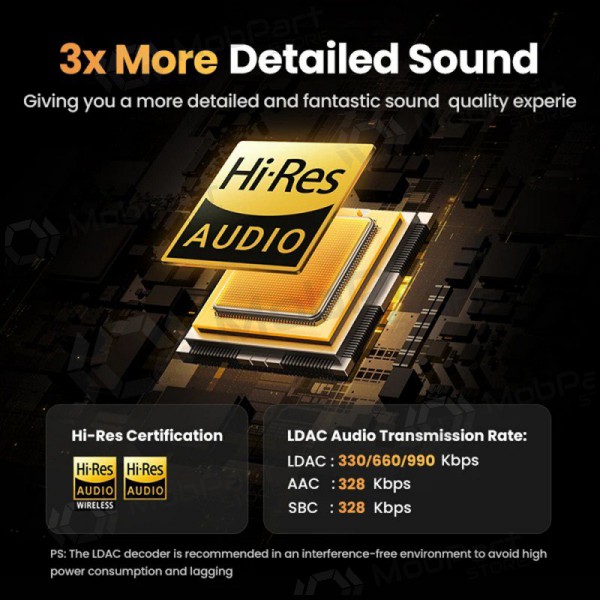 Ασύρματοςs ausinės Ugreen HiTune H6 Pro Active Noise-Cancelling Earbuds (35873) Ασύρματοςs ausinės Ugreen HiTune H6 Pro Active Noise-Cancelling Earbuds (35873)