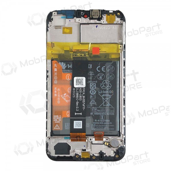Huawei Y5 2019 οθόνη (μαύρος) (με πλαίσιο και μπαταρία) (service pack) (γνησια) Huawei Y5 2019 οθόνη (μαύρος) (με πλαίσιο και μπαταρία) (service pack) (γνησια)
