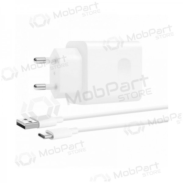 Φορτιστής γνησια Huawei CP404B SuperCharge 22.5W + καλώδιο Type-C 1m στη συσκευασία άσπρο