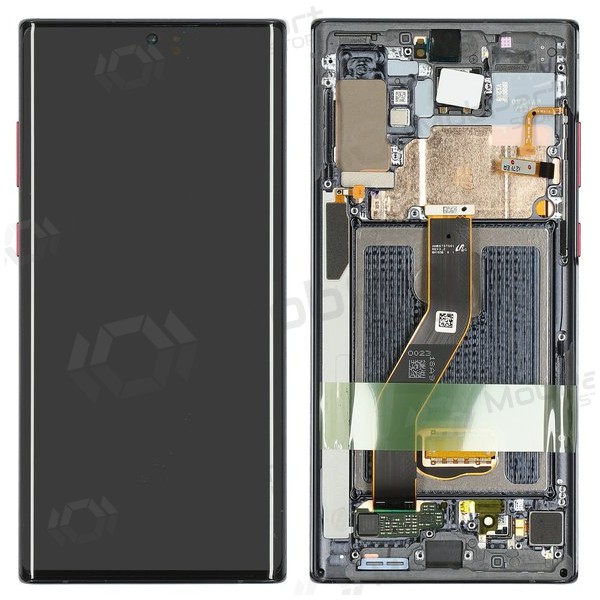 Ekranas Samsung N975 Note 10 Plus/N976 Note 10 Plus 5G su lietimui jautriu stikliuku και rėmeliu Black OLED (real size) Ekranas Samsung N975 Note 10 Plus/N976 Note 10 Plus 5G su lietimui jautriu stikliuku και rėmeliu Black OLED (real size)
