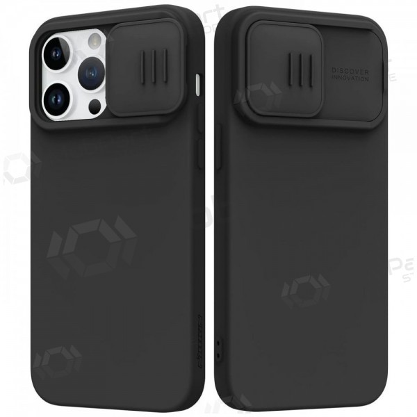 Apple iPhone 14 Pro Max θήκη „Nillkin Silicone“ (μαύρος) Apple iPhone 14 Pro Max θήκη „Nillkin Silicone“ (μαύρος)